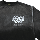 Weather The Storm Tee in weathered black and reflective grey - State Of Flux - State Of Flux