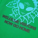 Welcome Visitors Tee in green - Pas de Mer - State Of Flux
