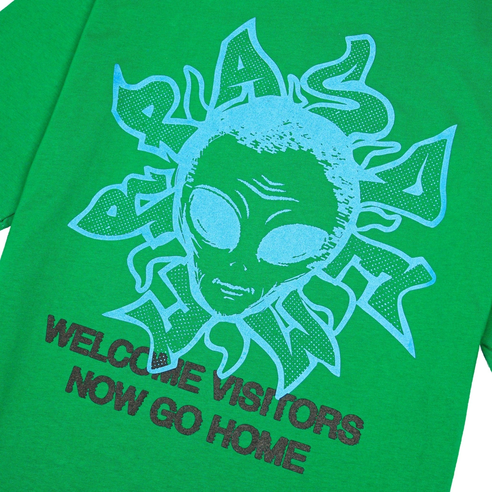 Welcome Visitors Tee in green - Pas de Mer - State Of Flux
