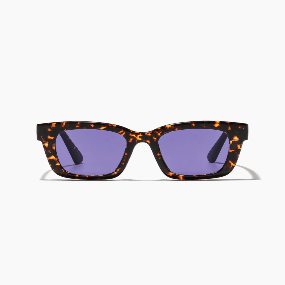 West End Sunglasses in wasp and purple rain