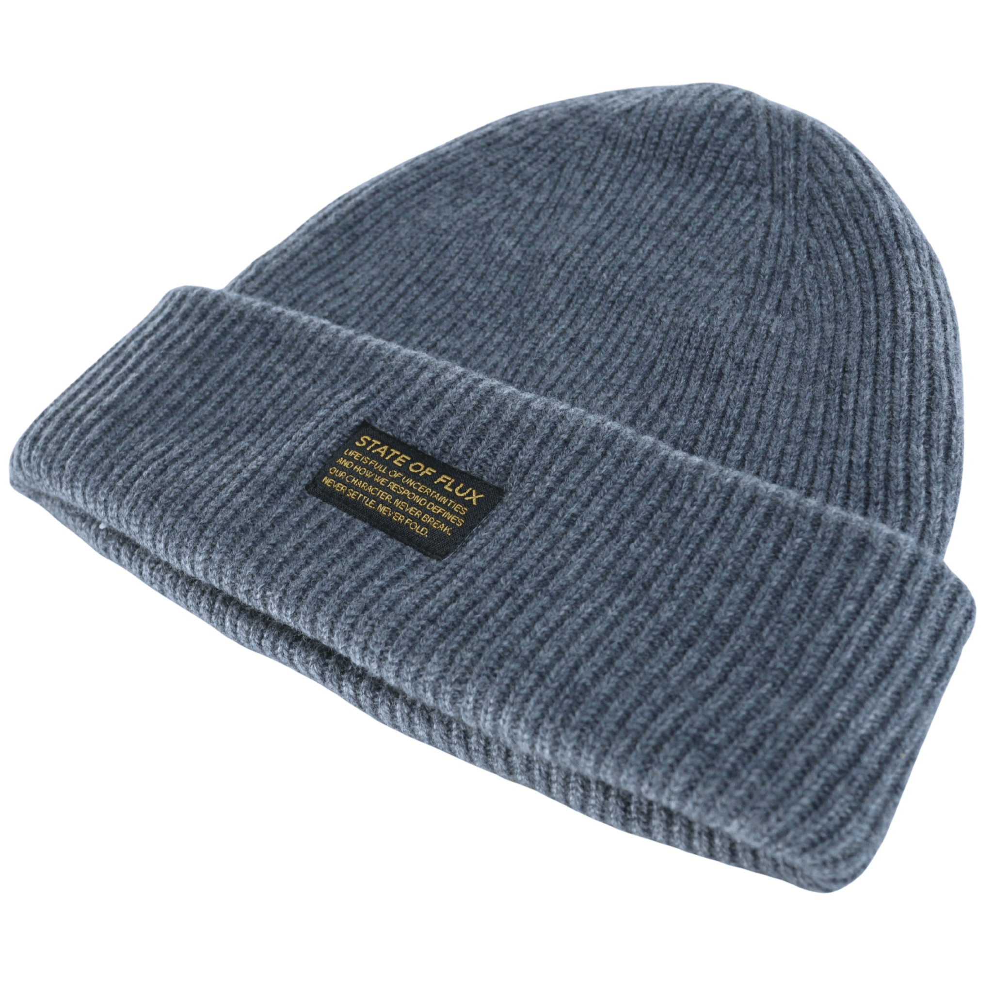 Wool Mantra Beanie in charcoal grey - State Of Flux - State Of Flux