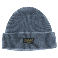 Wool Mantra Beanie in charcoal grey - State Of Flux - State Of Flux