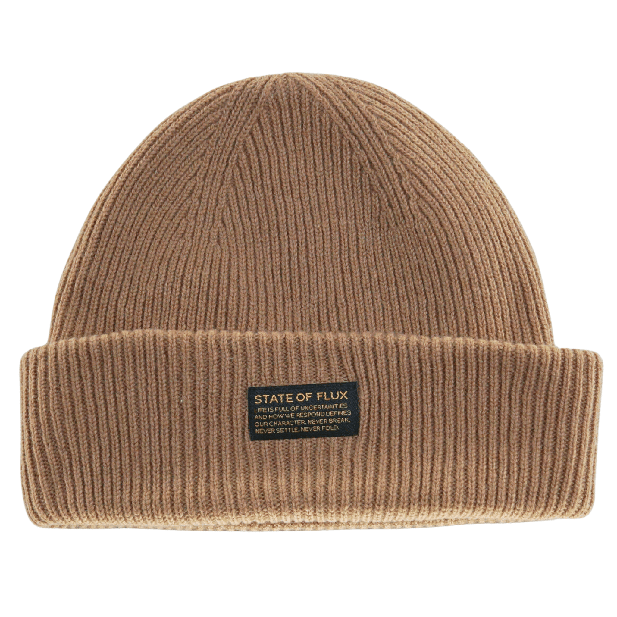 Wool Mantra Beanie in tan - State Of Flux - State Of Flux