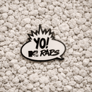 Yo! MTV Raps Pin in white and black - Yesterdays Co - State Of Flux