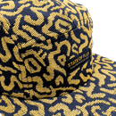 Zippered SOF Mindstate 5 - Panel Hat in mustard and black - State Of Flux - State Of Flux