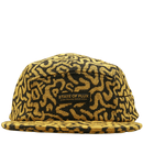 Zippered SOF Mindstate 5 - Panel Hat in mustard and black - State Of Flux - State Of Flux