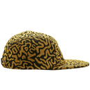 Zippered SOF Mindstate 5 - Panel Hat in mustard and black - State Of Flux - State Of Flux