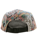 Zippered Surrealism 5 - Panel Hat in grey and maya blue - State Of Flux - State Of Flux