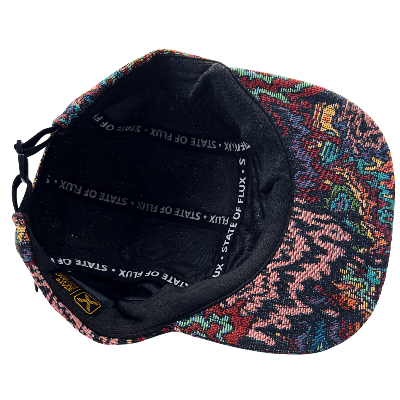 Zippered Surrealism 5-Panel Hat 80%Polyester | State Of Flux