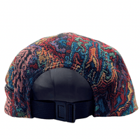 Zippered Surrealism 5 - Panel Hat in multi - State Of Flux - State Of Flux