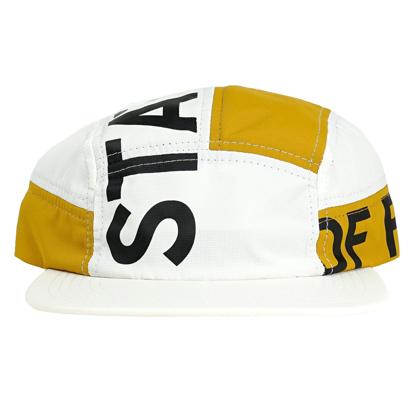 SOF 7-Panel Hat in white and medallion